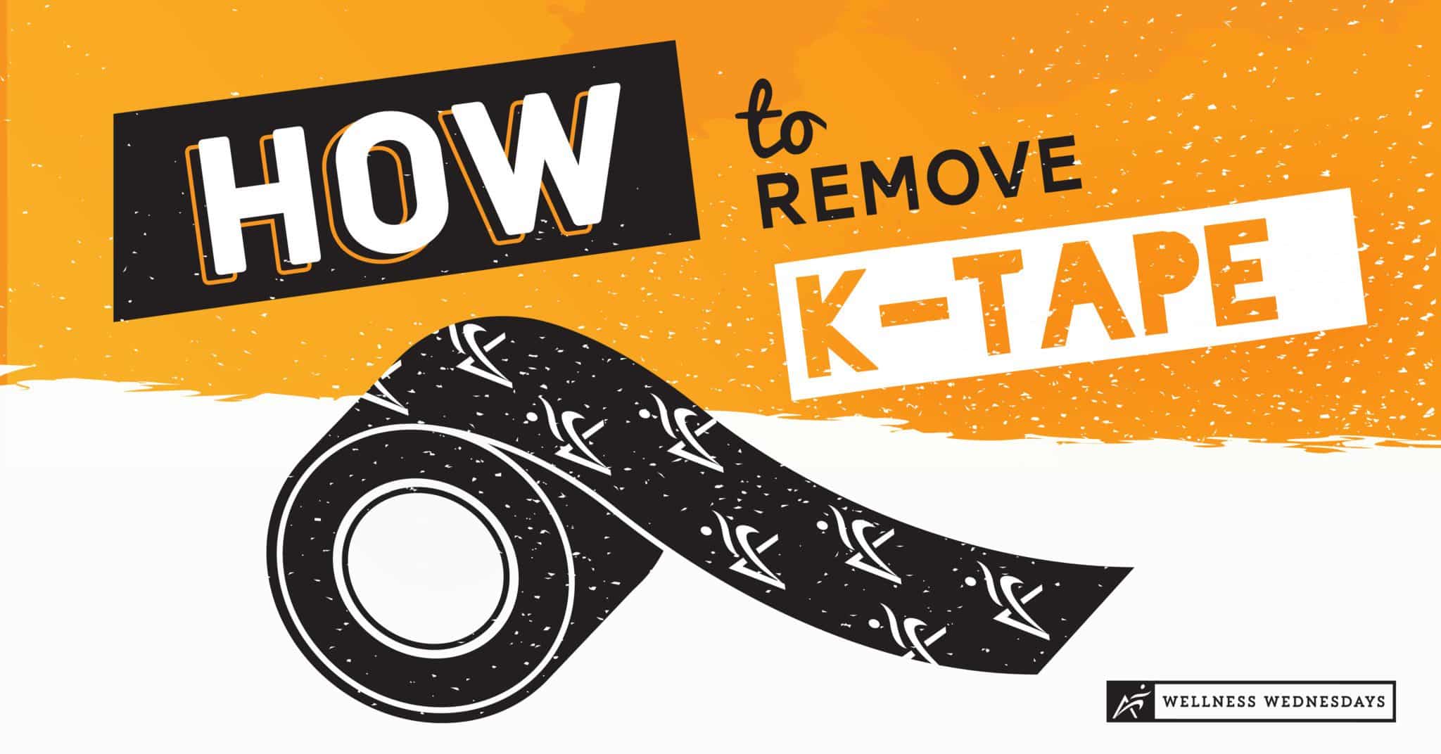 How to Remove Kinesiology Tape, K Tape Removal