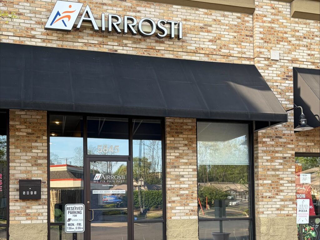 Front exterior entrance at Airrosti Far Hills