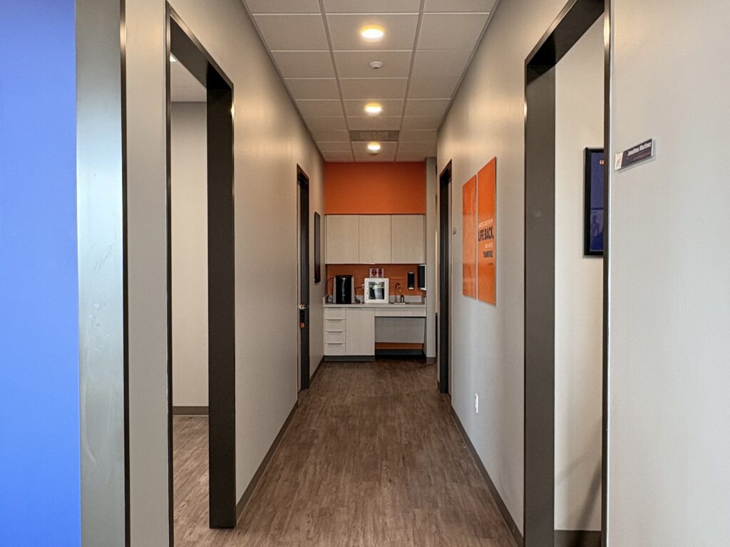 Hallway at Airrosti China Grove