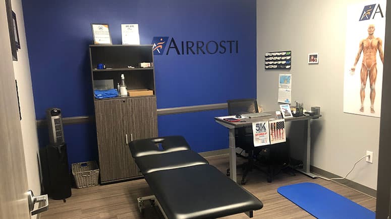 In the treatment room at Airrosti Boerne, patients will work with their Airrosti Certified Provider to identify and treat the source of their pain.