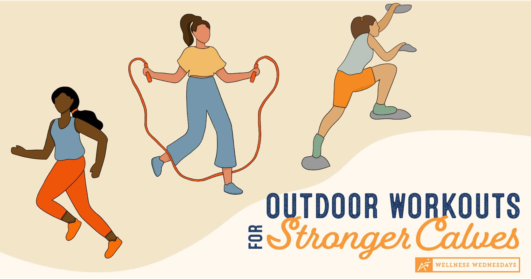 Outdoor workouts for stronger calves