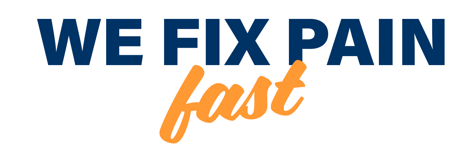 We Fix Pain Fast Logo