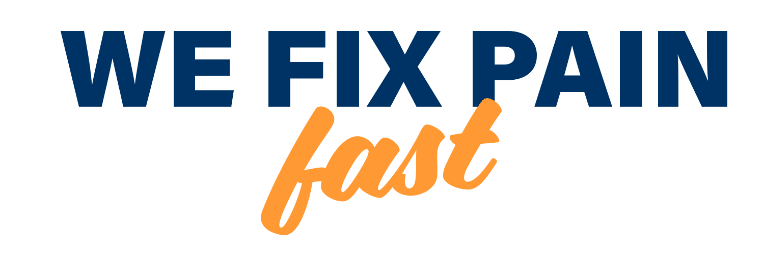 We Fix Pain Fast Logo