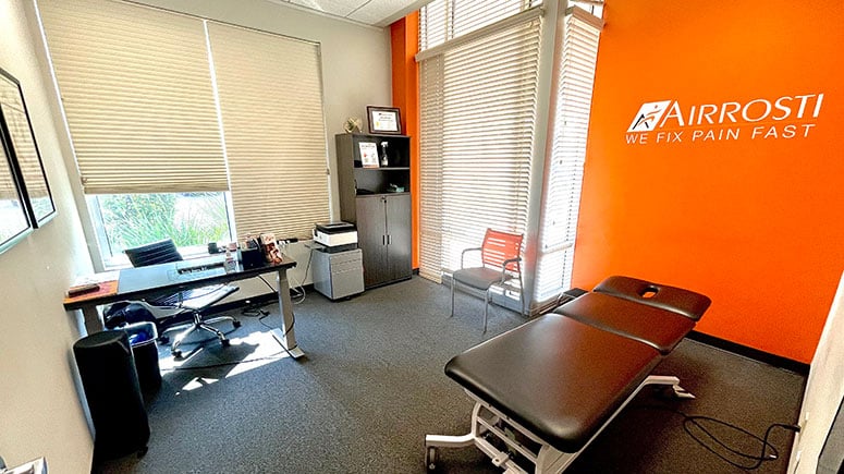 photo of treatment room at Airrosti Sugar Land
