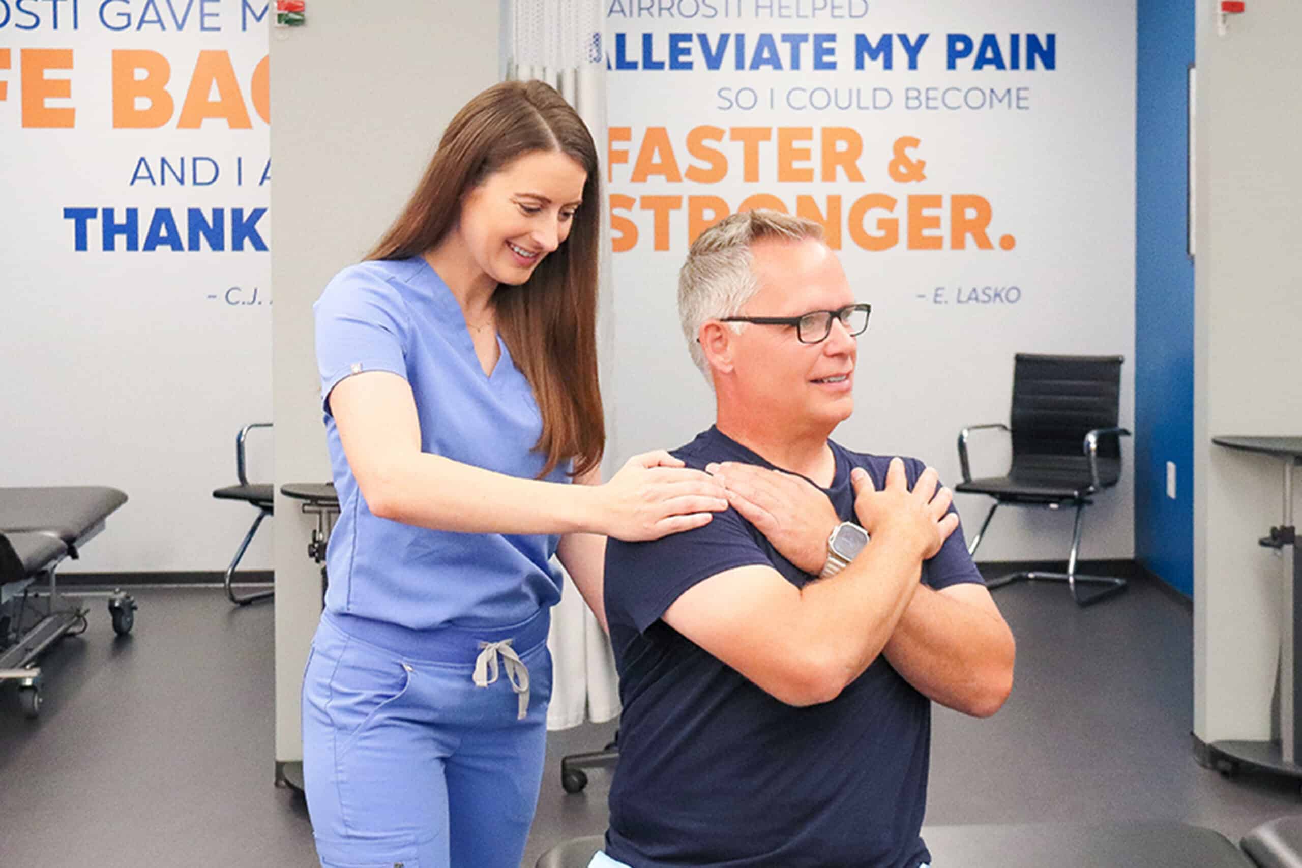 Airrosti treats shoulder pain