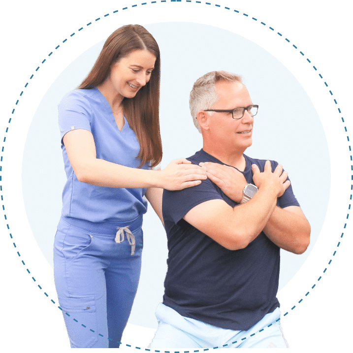 Airrosti Provider performing treatment on patient