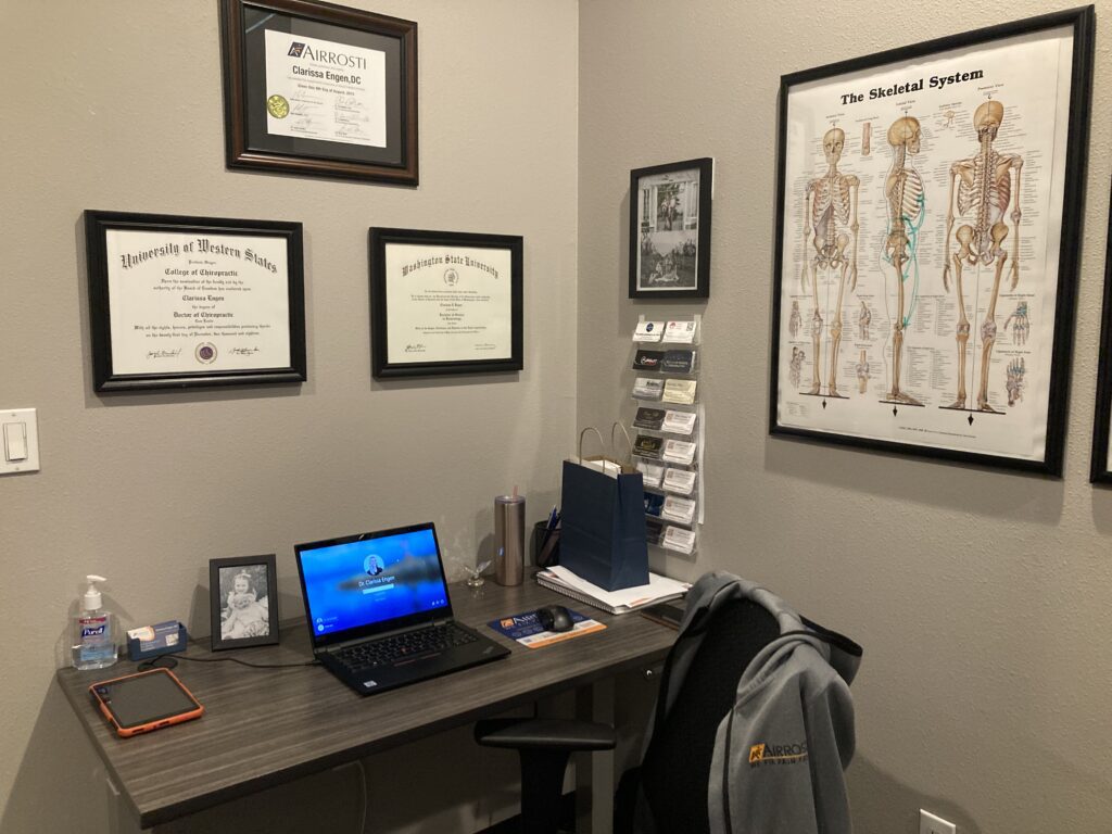 ACP desk and accolades at Airrosti Smokey Point