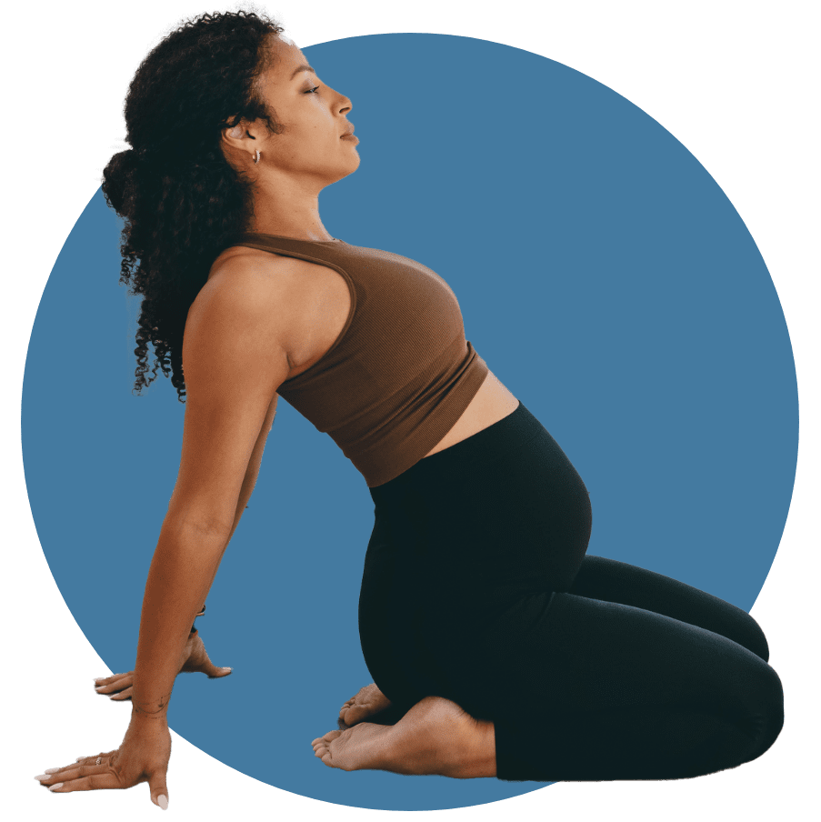 Pregnant Woman Stretching