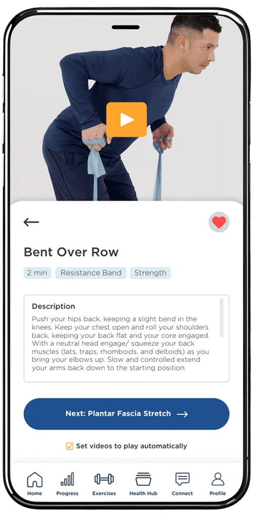 Flex exercise screen