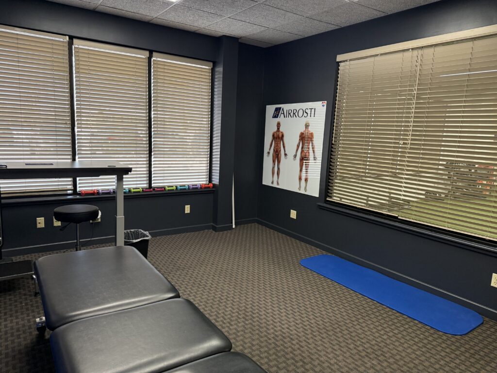 The recovery room at Airrosti Elite
