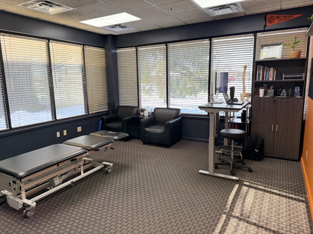 The treatment room at Airrosti Elite