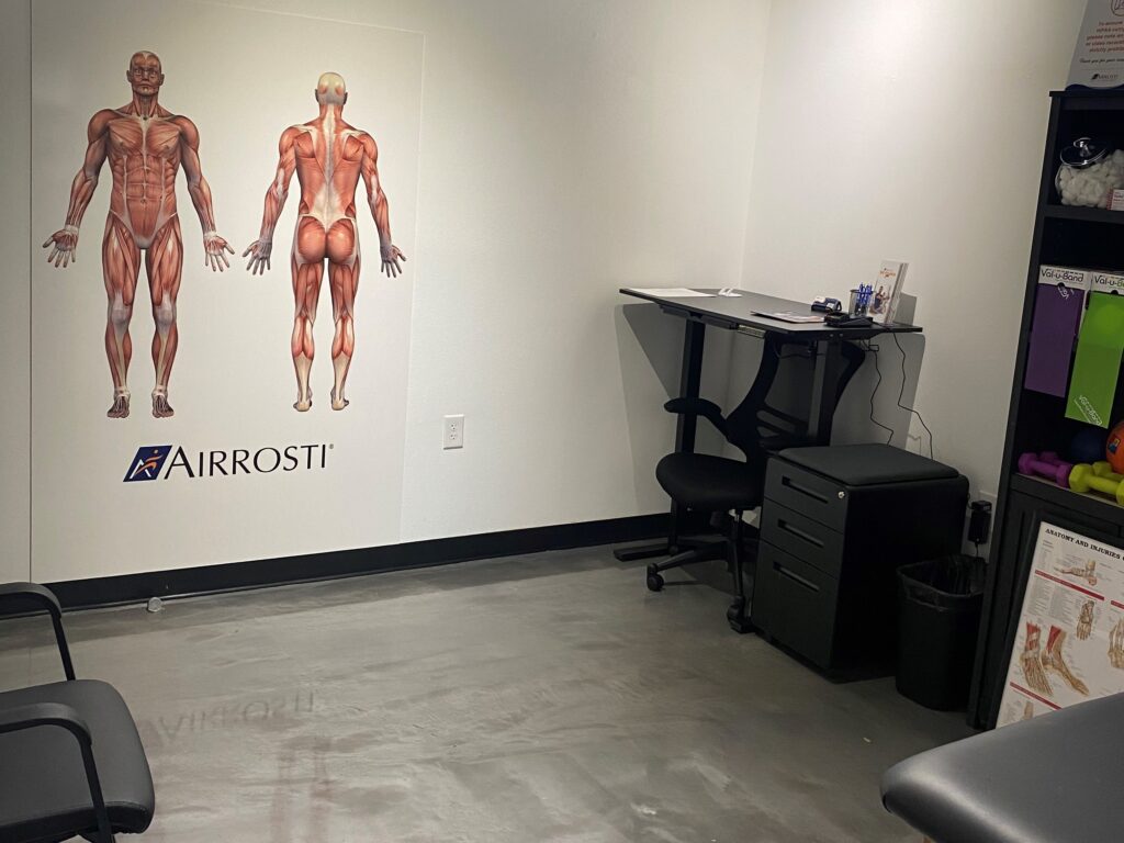 Recovery room at Airrosti McAllen