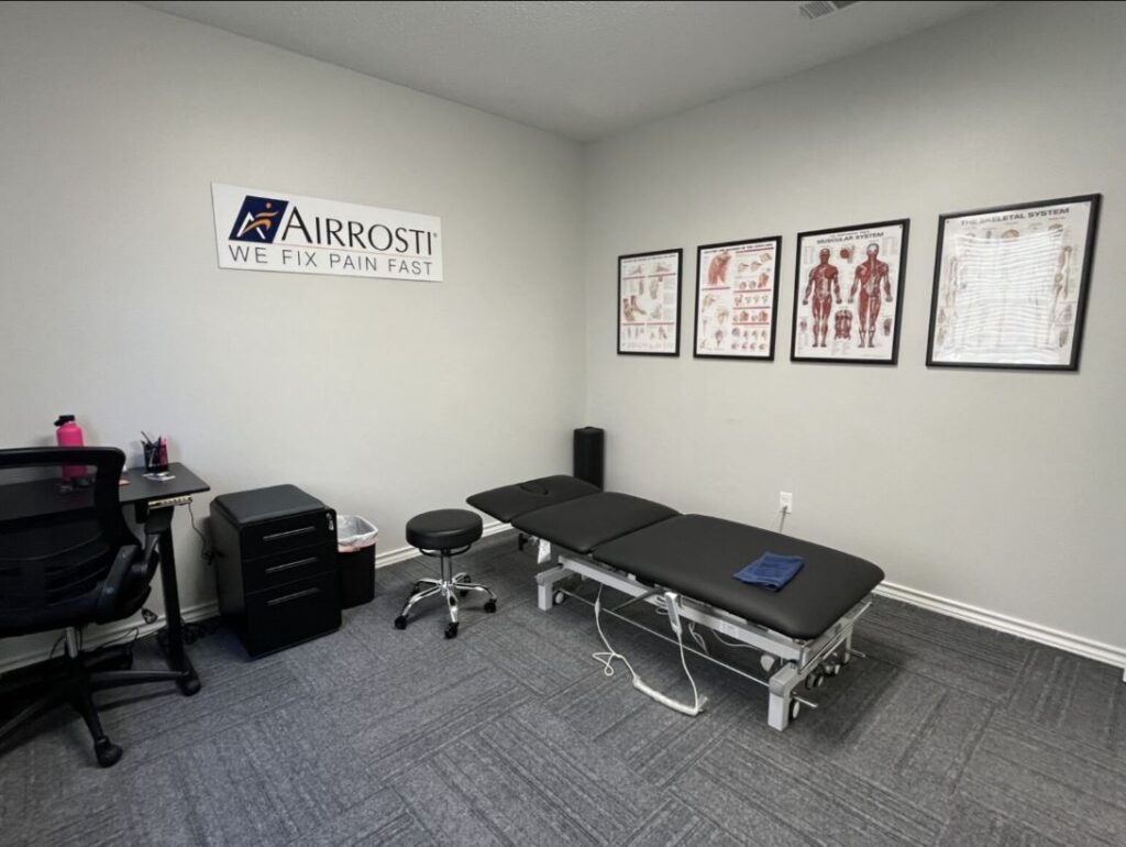 Treatment room at Airrosti Texarkana