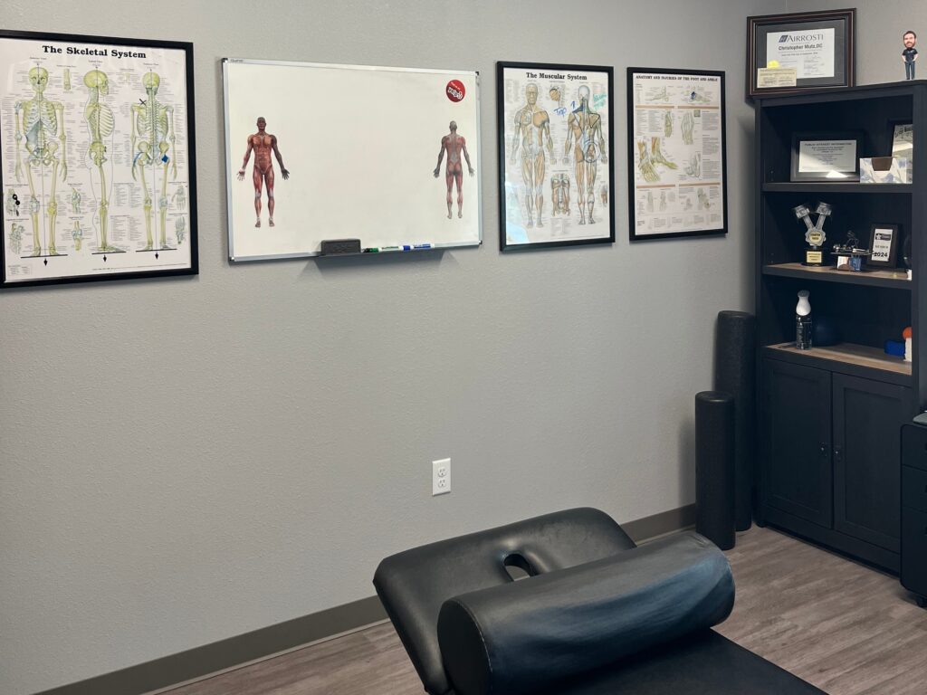 treatment room at Airrosti Brenham