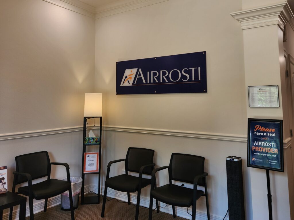 Lobby at Airrosti Longview